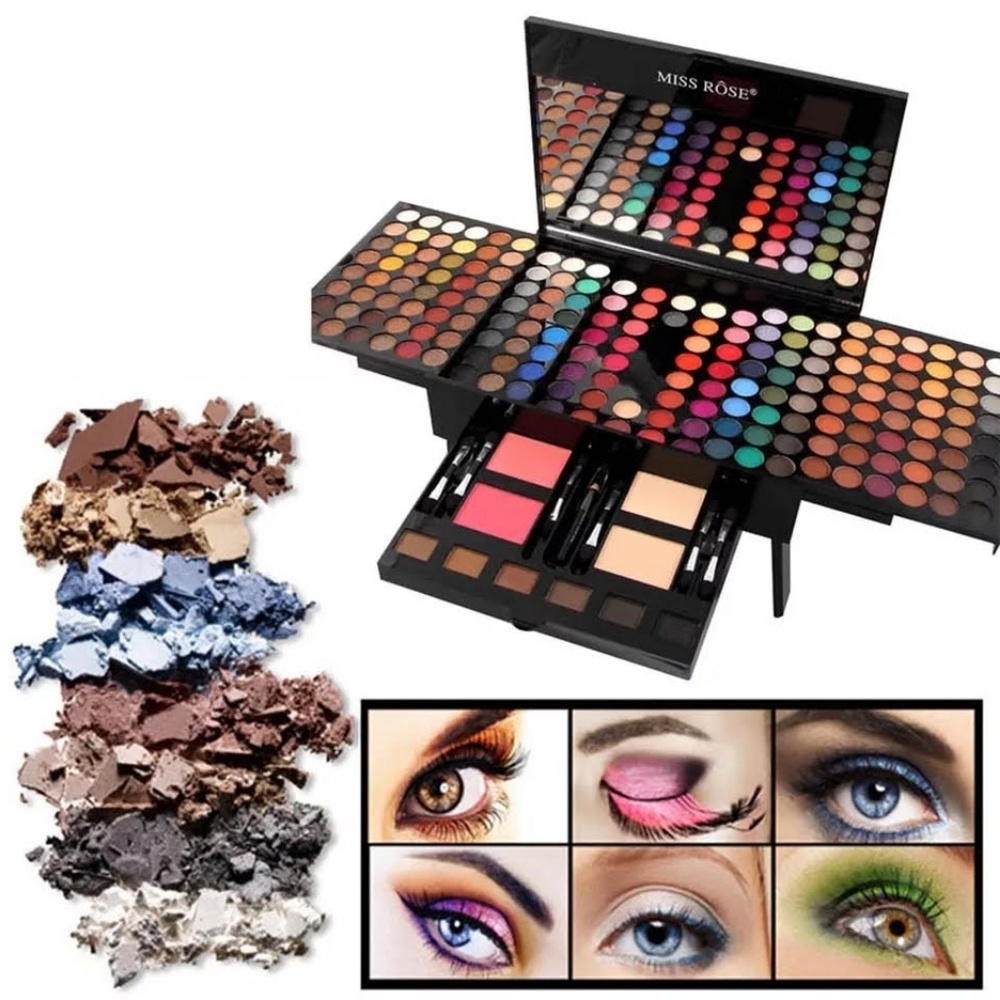 Miss Rose Professional 190 Colors Makeup Palette M